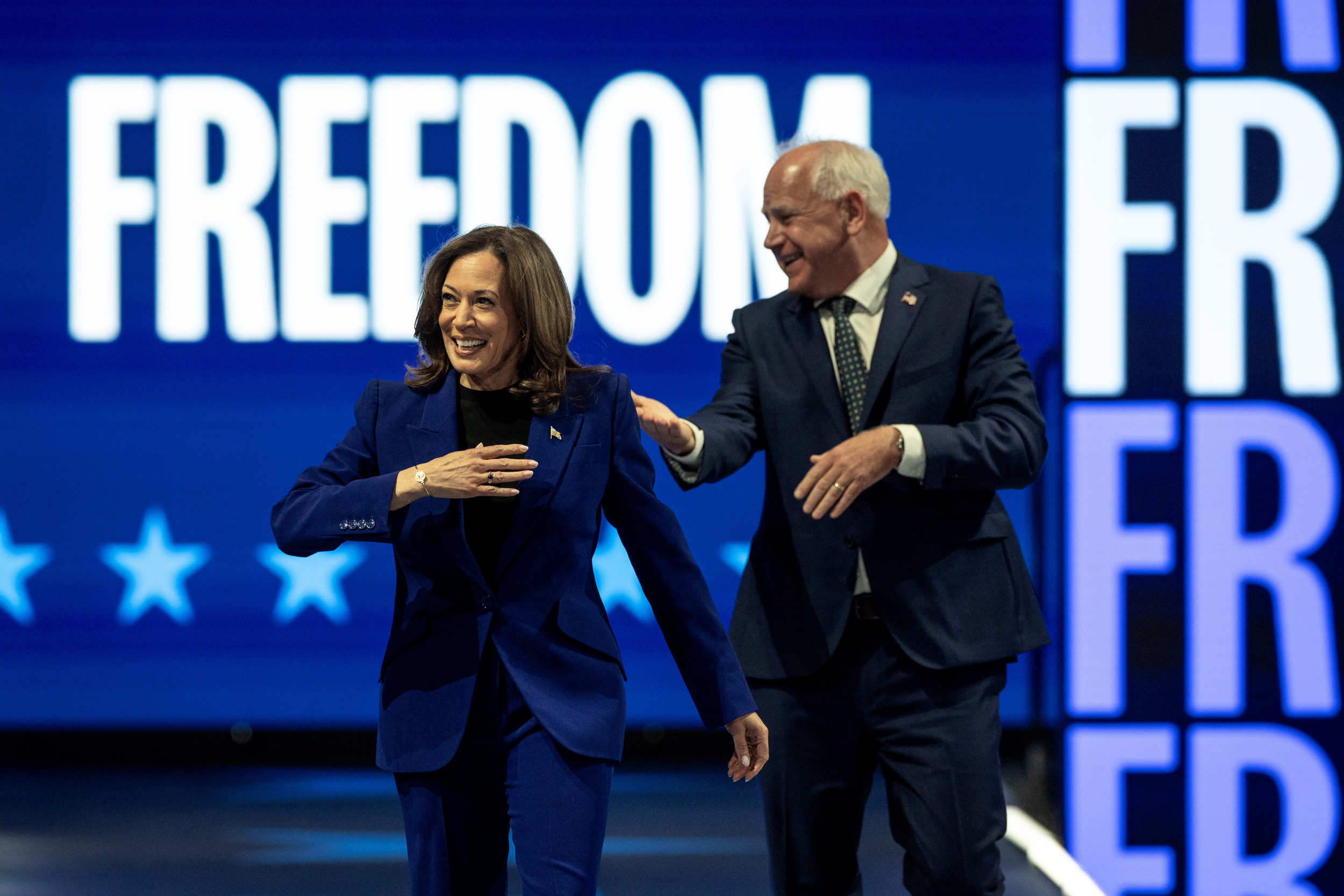 Kamala Harris Tip-Toes Away From Joe Biden's Record