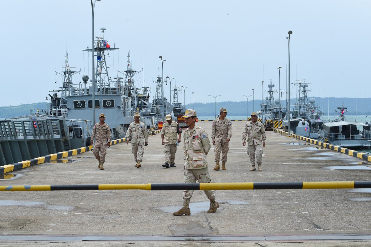 Media Visits Cambodian Naval Base