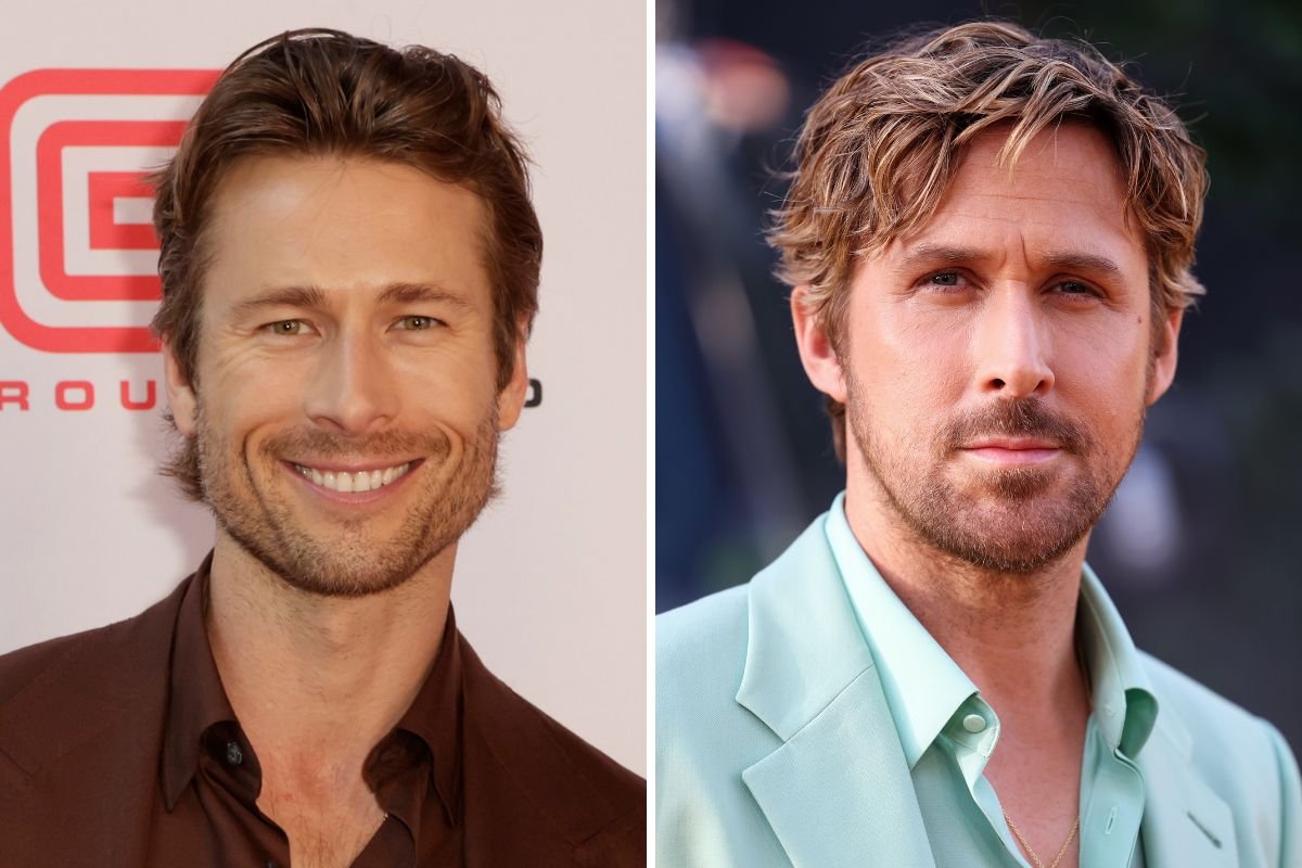 Glen Powell and Ryan Gosling