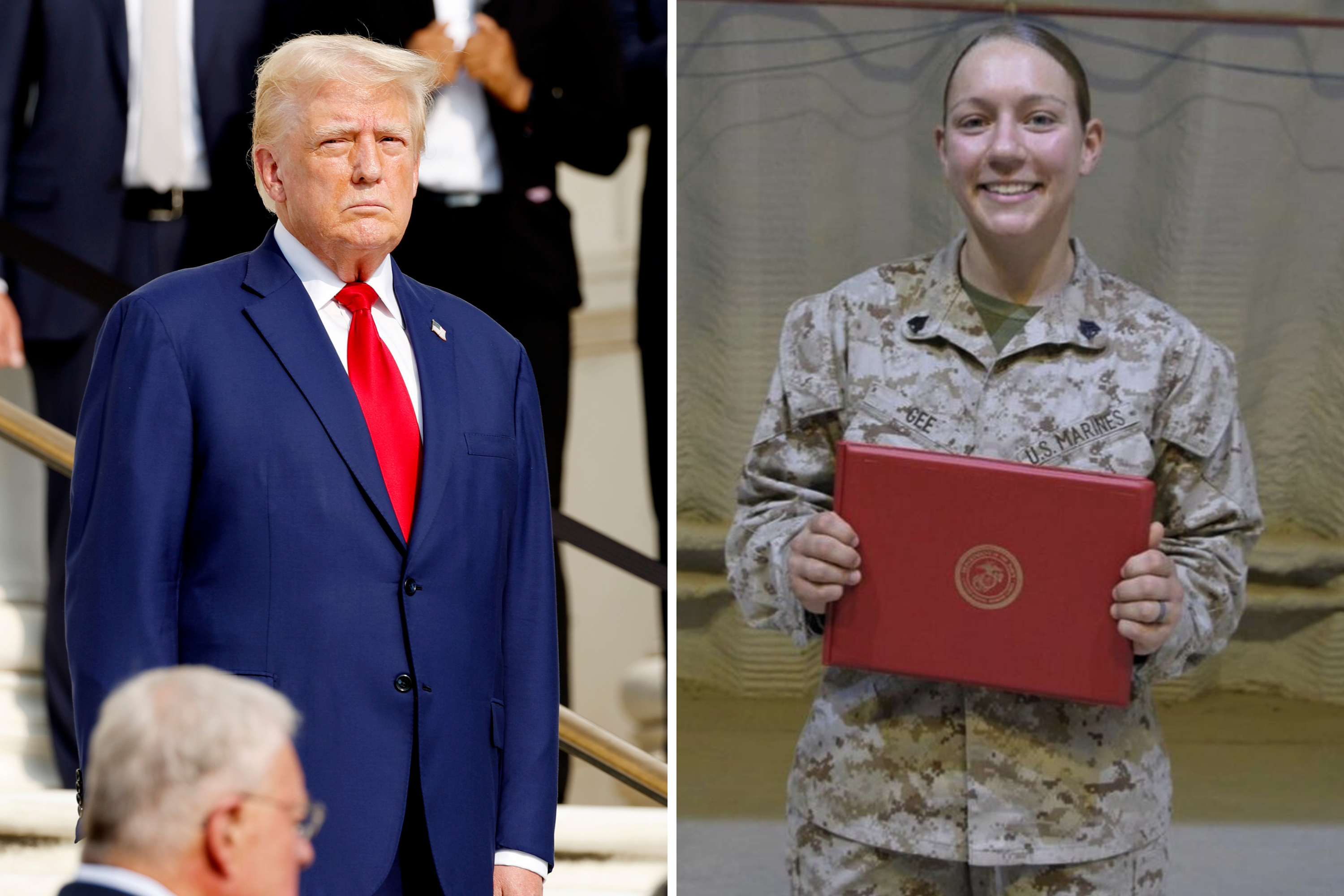 Marine’s sister defends Donald Trump’s cemetery photo