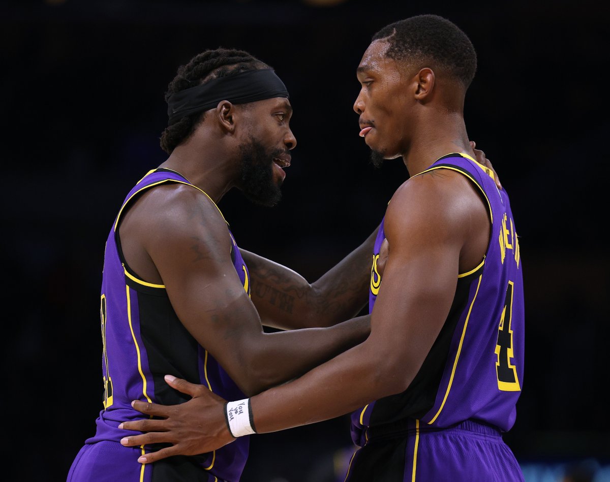 Lonnie Walker and Patrick Beverley