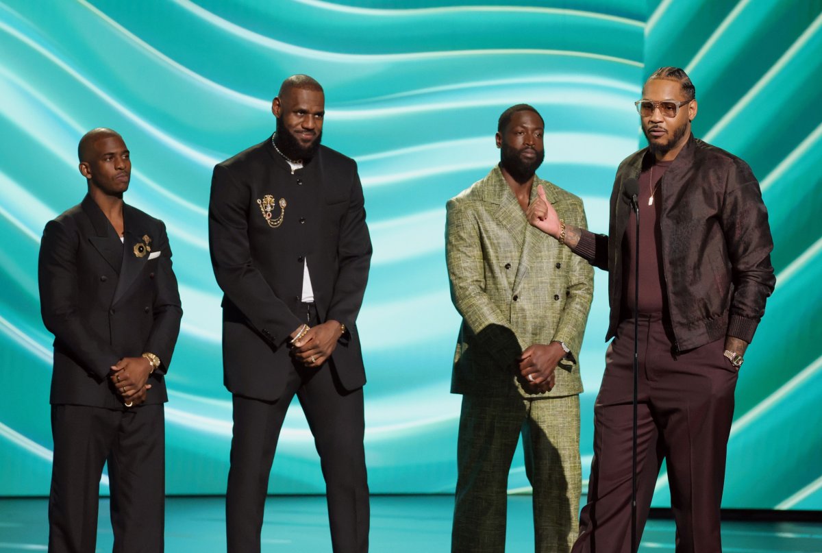 Chris Paul LeBron James Carmelo Anthony