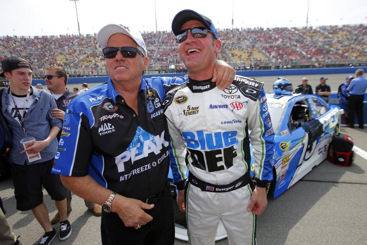 Clint Bowyer and John Force