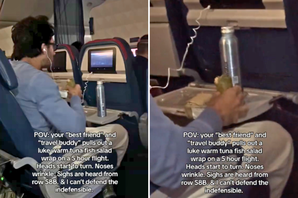 Tuna on airplane