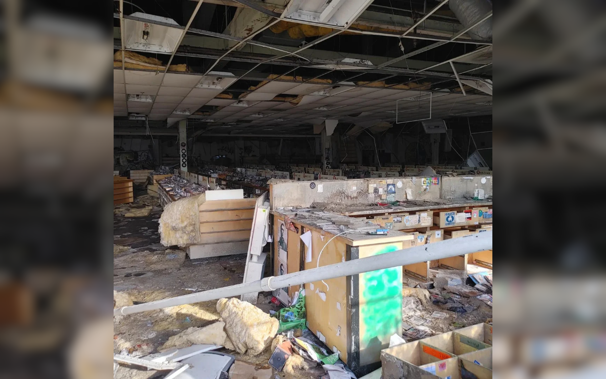 Thousands of CDs and DVDs were left.