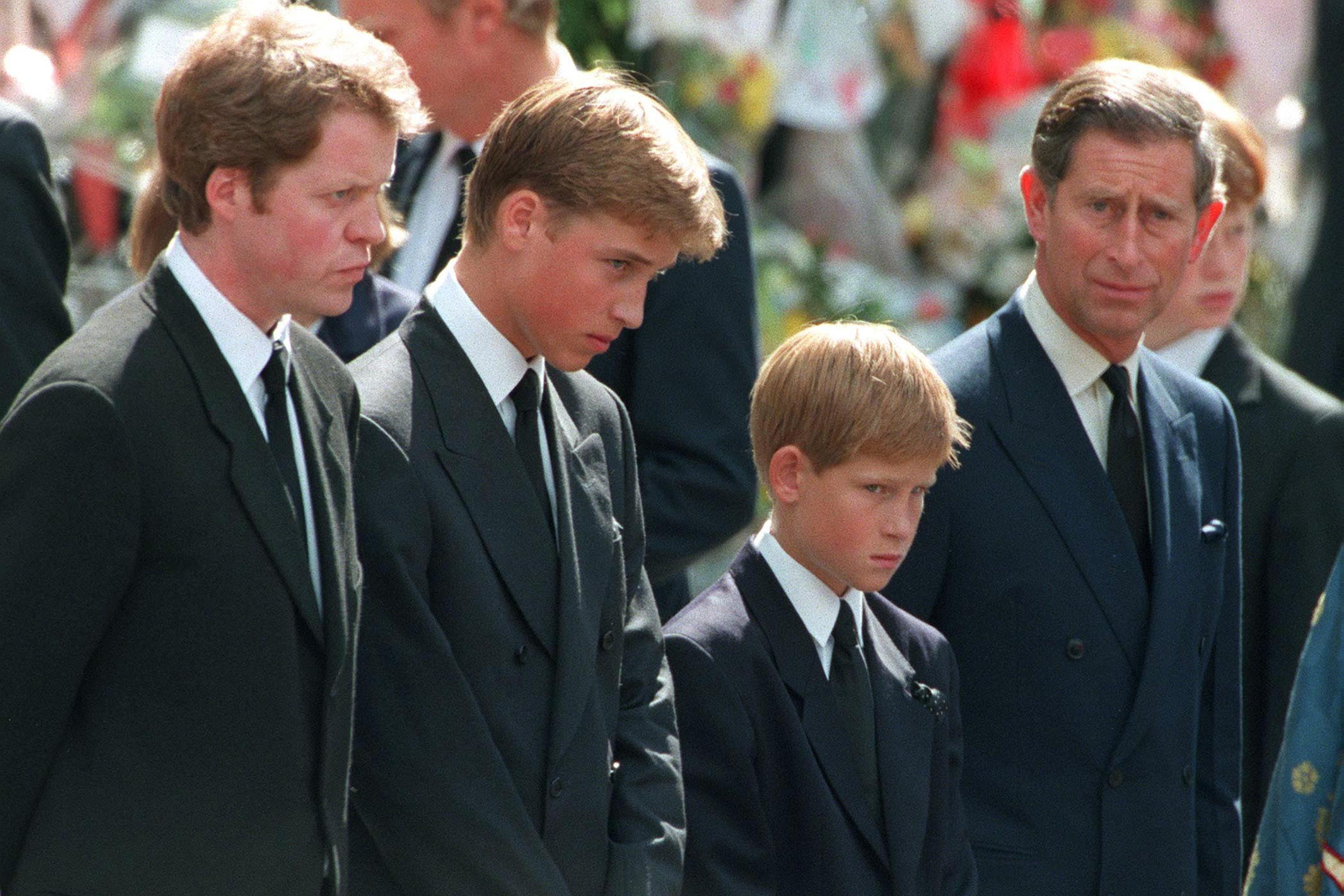 Royal reaction to Diana's death