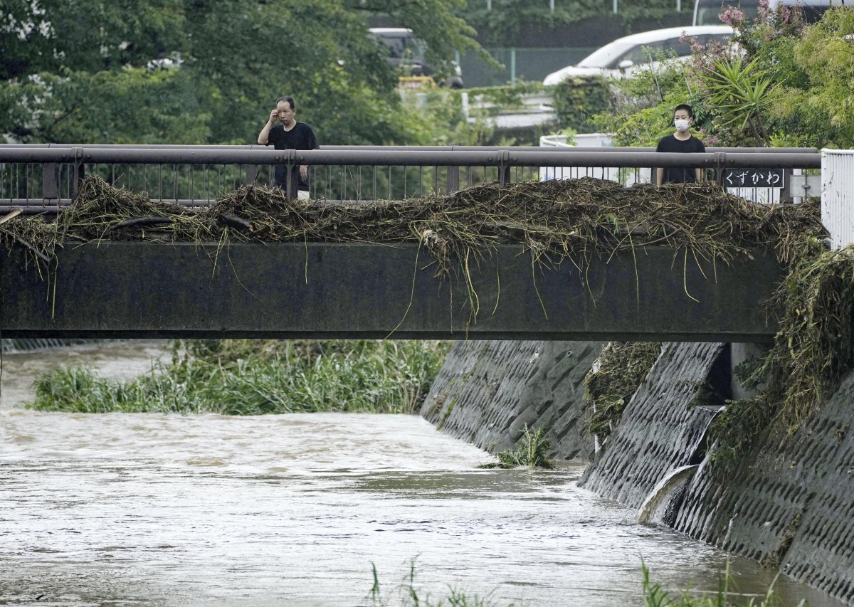 Typhoon Shanshan hits Japan