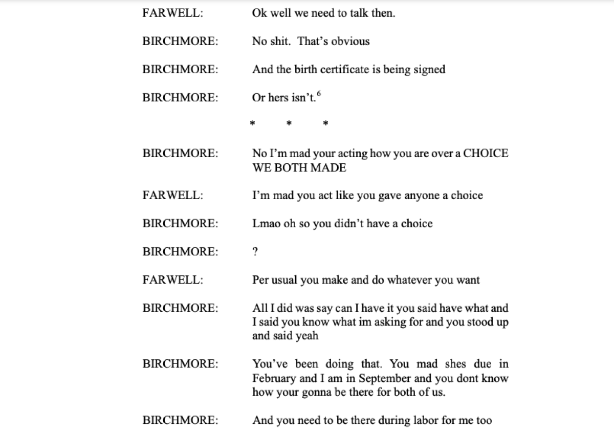 Sandra Birchmore Texts