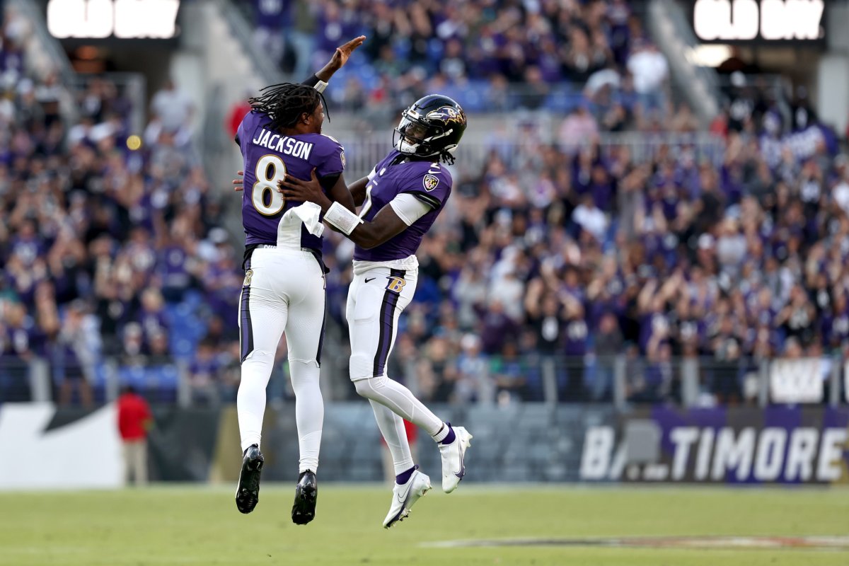 Tyler Huntley, Lamar Jackson