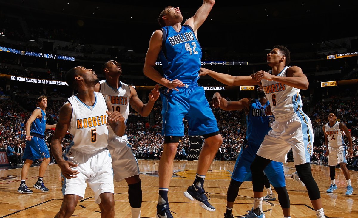 David Lee Mavericks Axel Toupane Nuggets