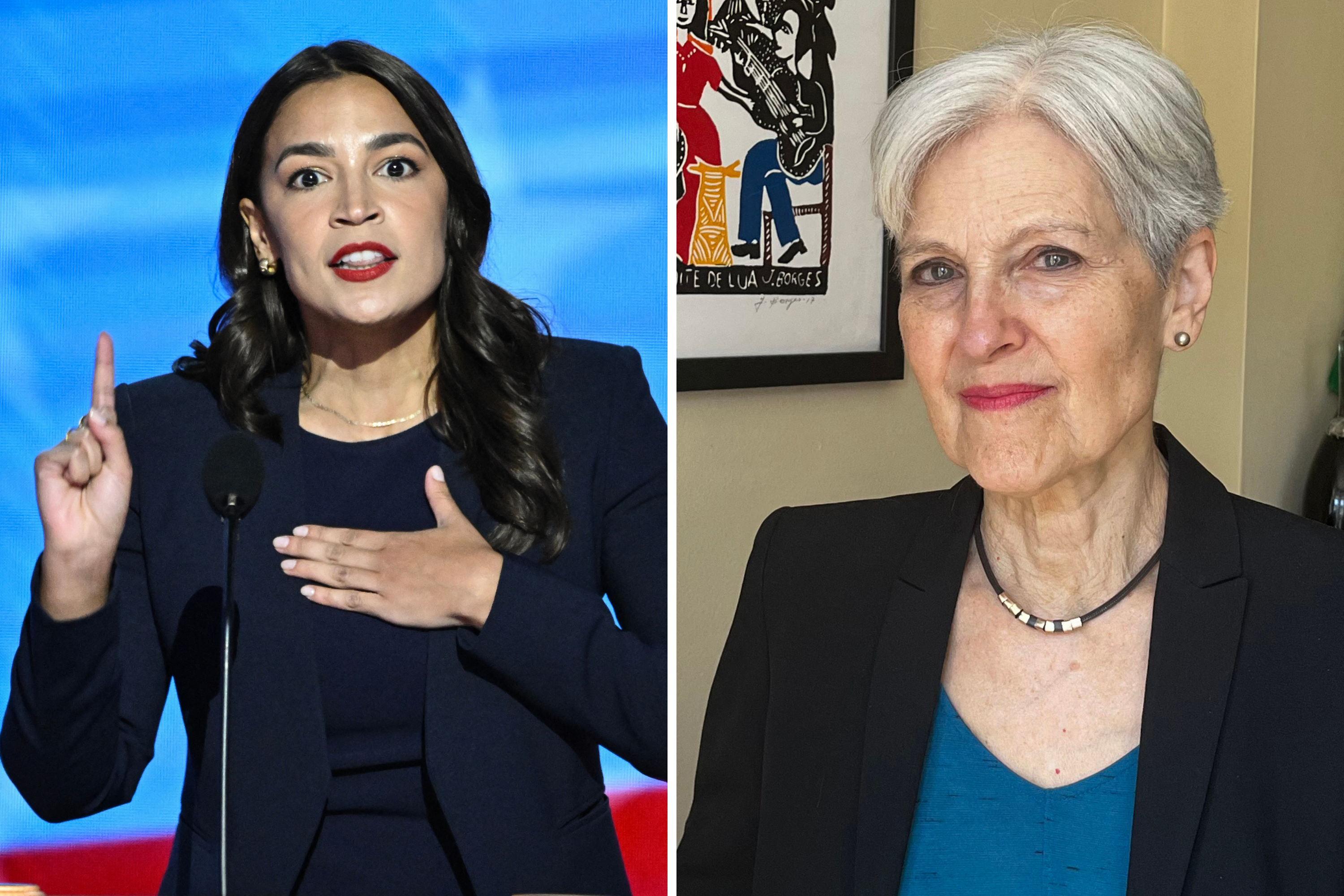 Ocasio-Cortez Criticizes Jill Stein's Leadership