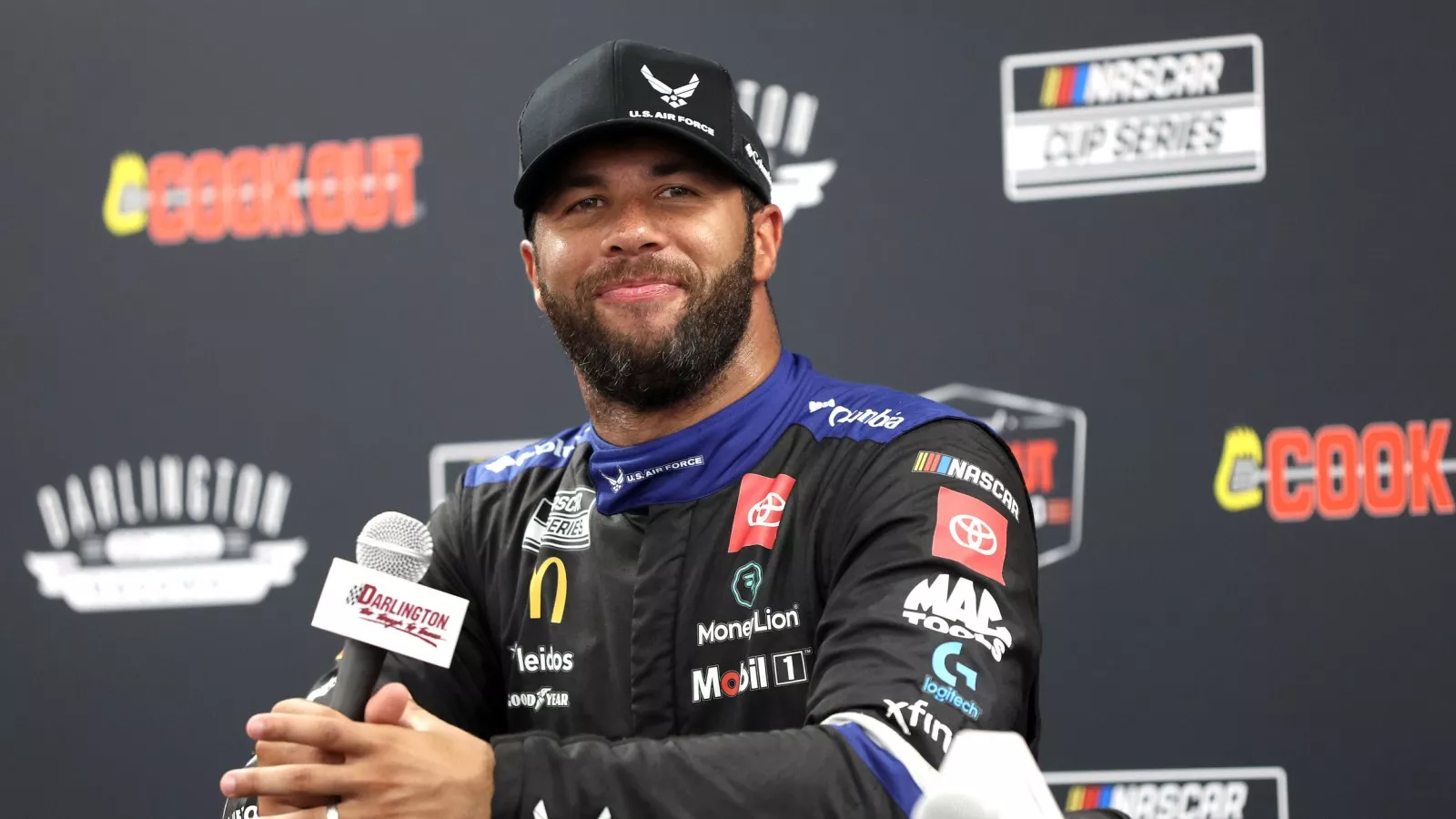 Bubba Wallace Ready for Battle: 'We're Not Here to Mess Around' After Earning Pole - Newsweek