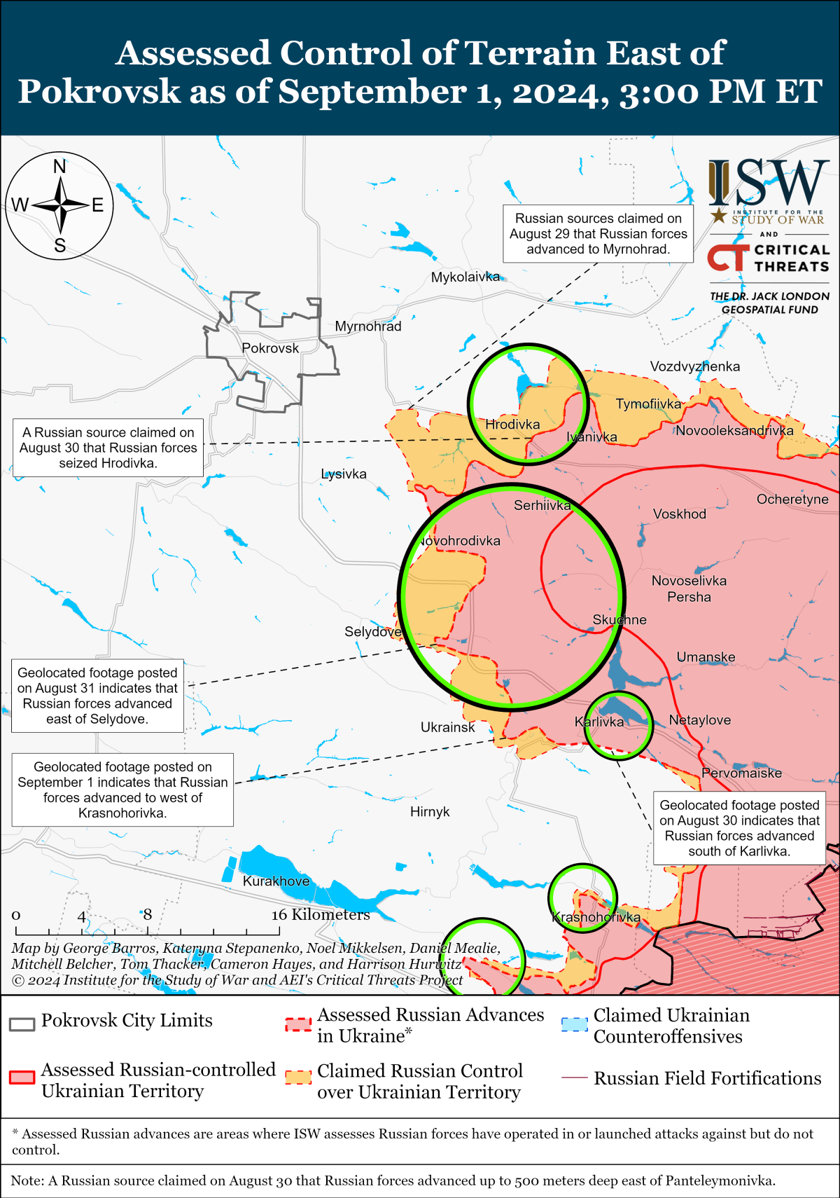 Institute for the Study of war map