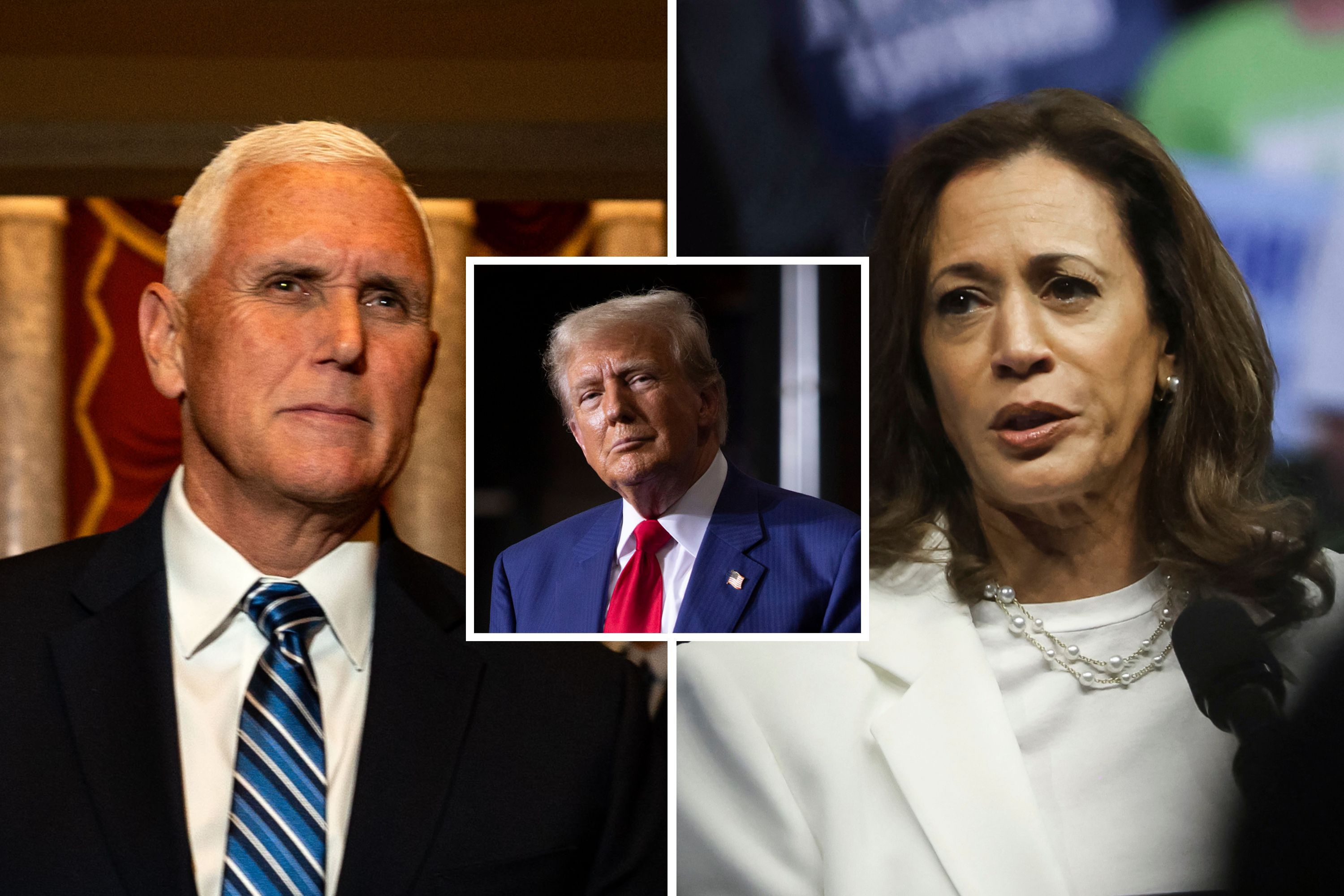 Donald Trump Saying Kamala Harris Was 'Horrible' to Mike Pence Mocked