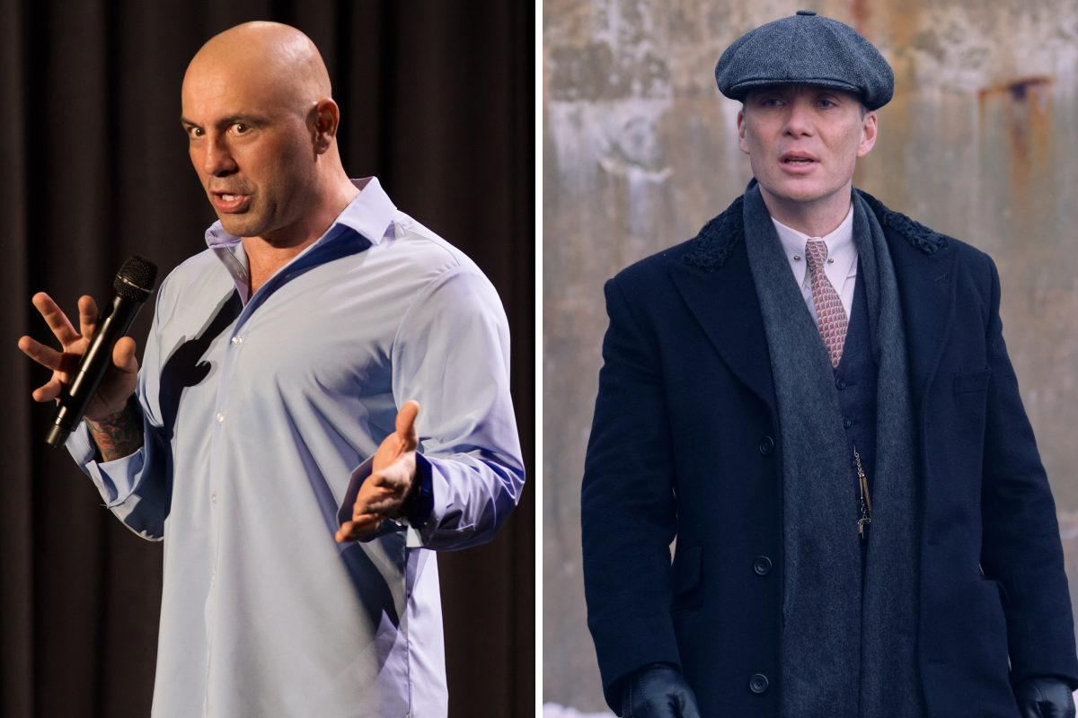 composite: joe rogan & tommy shelby