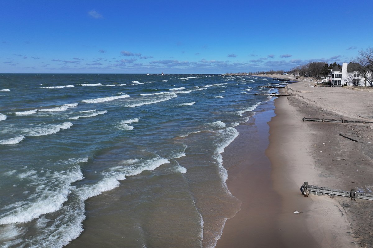 Lake Michigan beach
