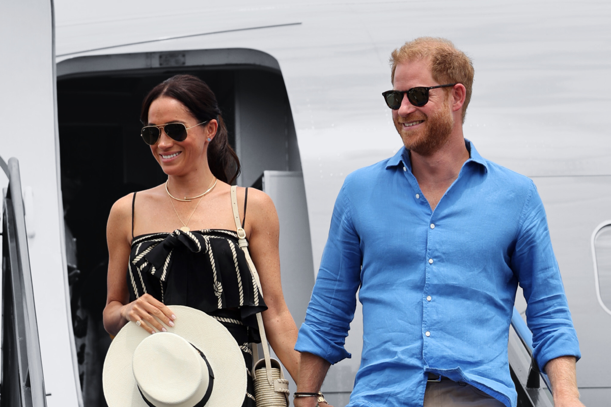 Prince Harry and Meghan Markle in Colombia