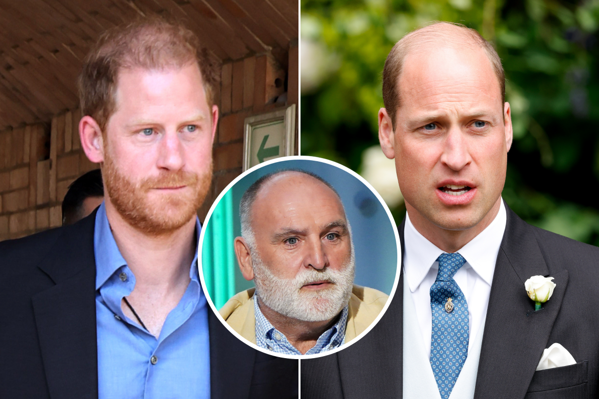 Prince Harry and Prince William, José Andrés