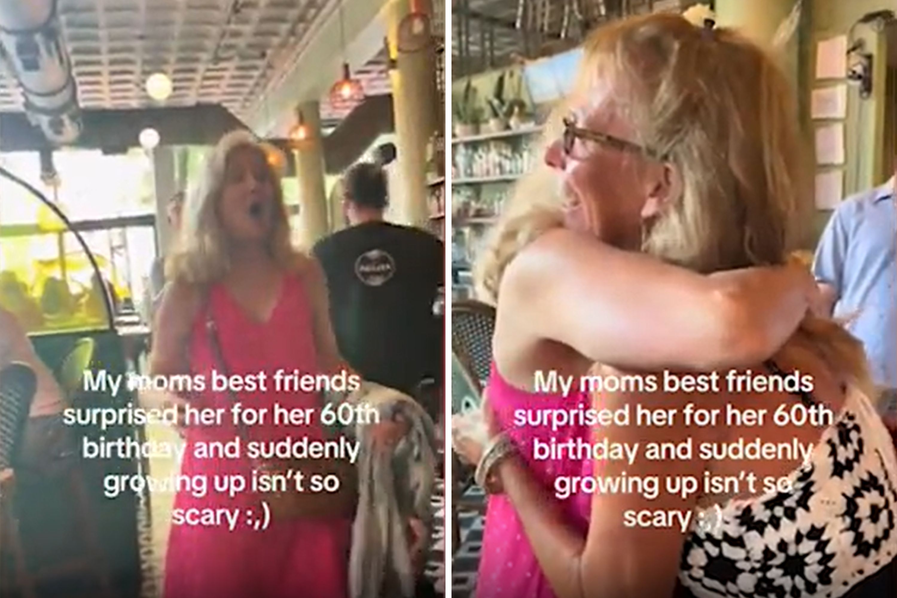 Daughter Captures Heartwarming Reunion of Mom and Her Best Friends, Leading to an Amazing Discovery