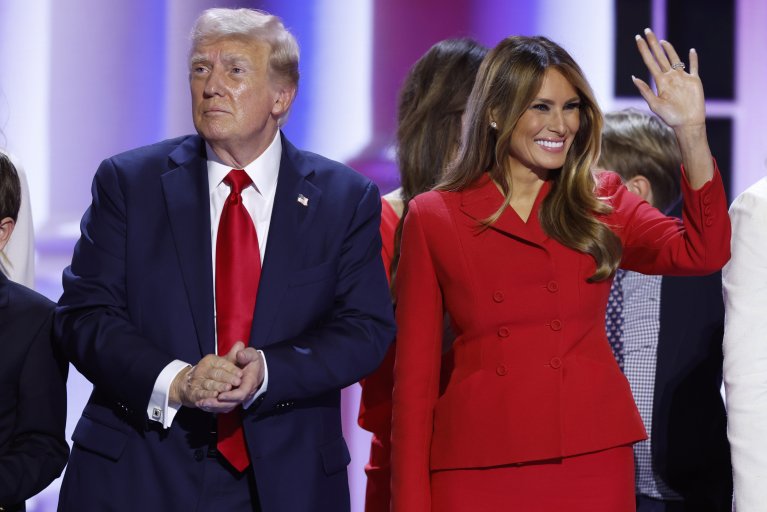 Fact Check: Fake Newsweek Article Says Melania Is Divorcing Trump