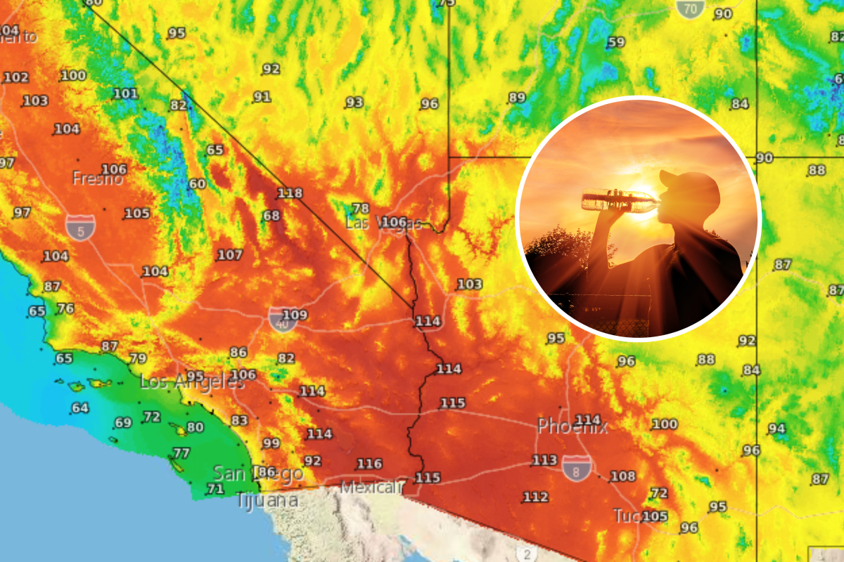 Weather forecast southwest U.S.