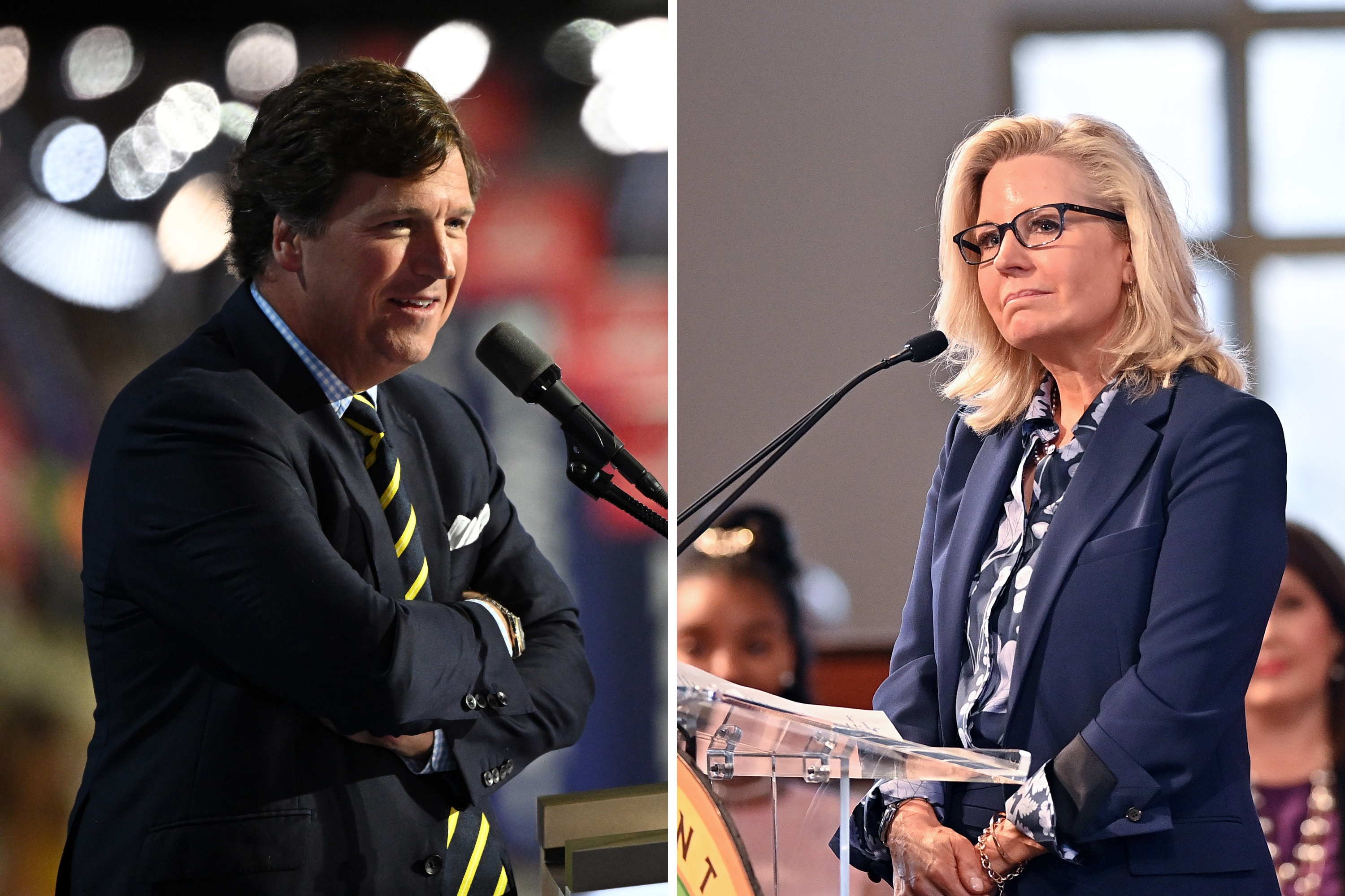 Liz Cheney criticizes Tucker Carlson in viral post