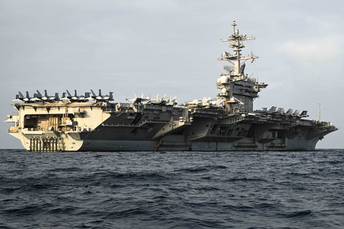 US Aircraft Carrier Operates in Middle East