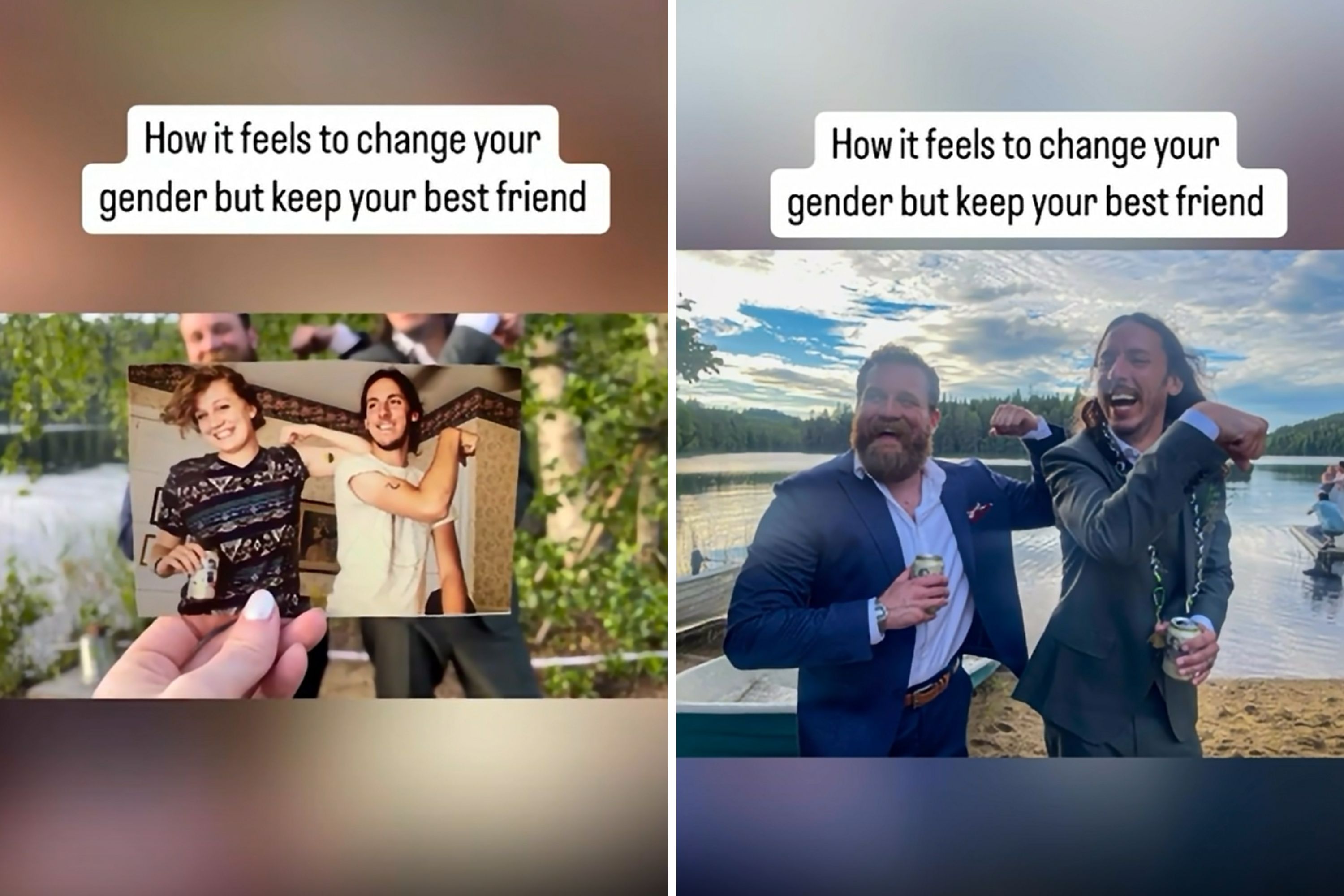 Trans man shares moving journey changing gender while keeping childhood BFF