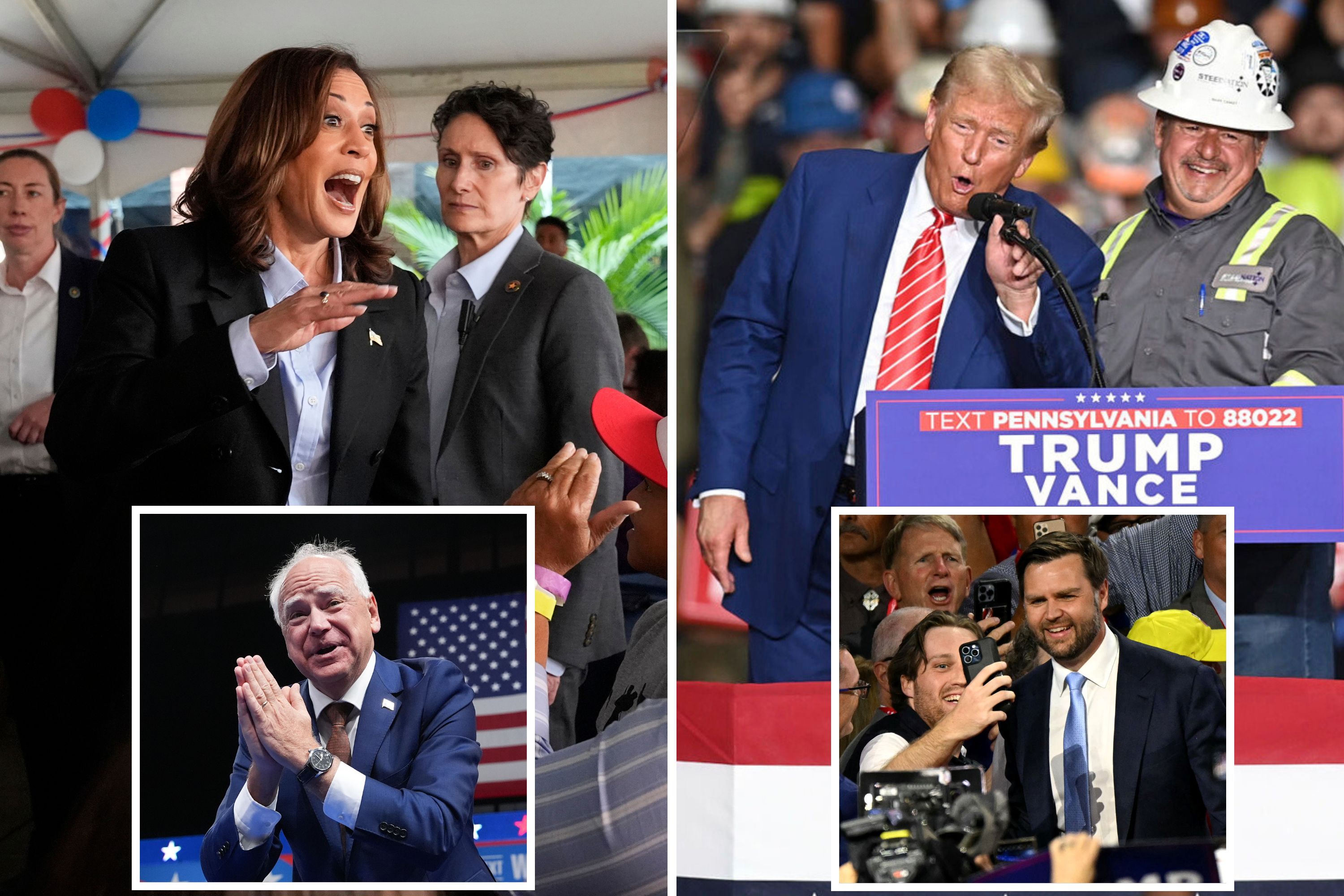 Live Updates: See Where Trump, Harris, Walz and Vance Are Stumping Today