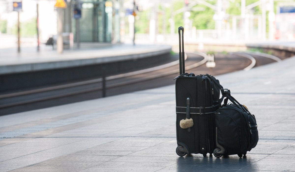 Abandoned Luggage at Berlin Train Station