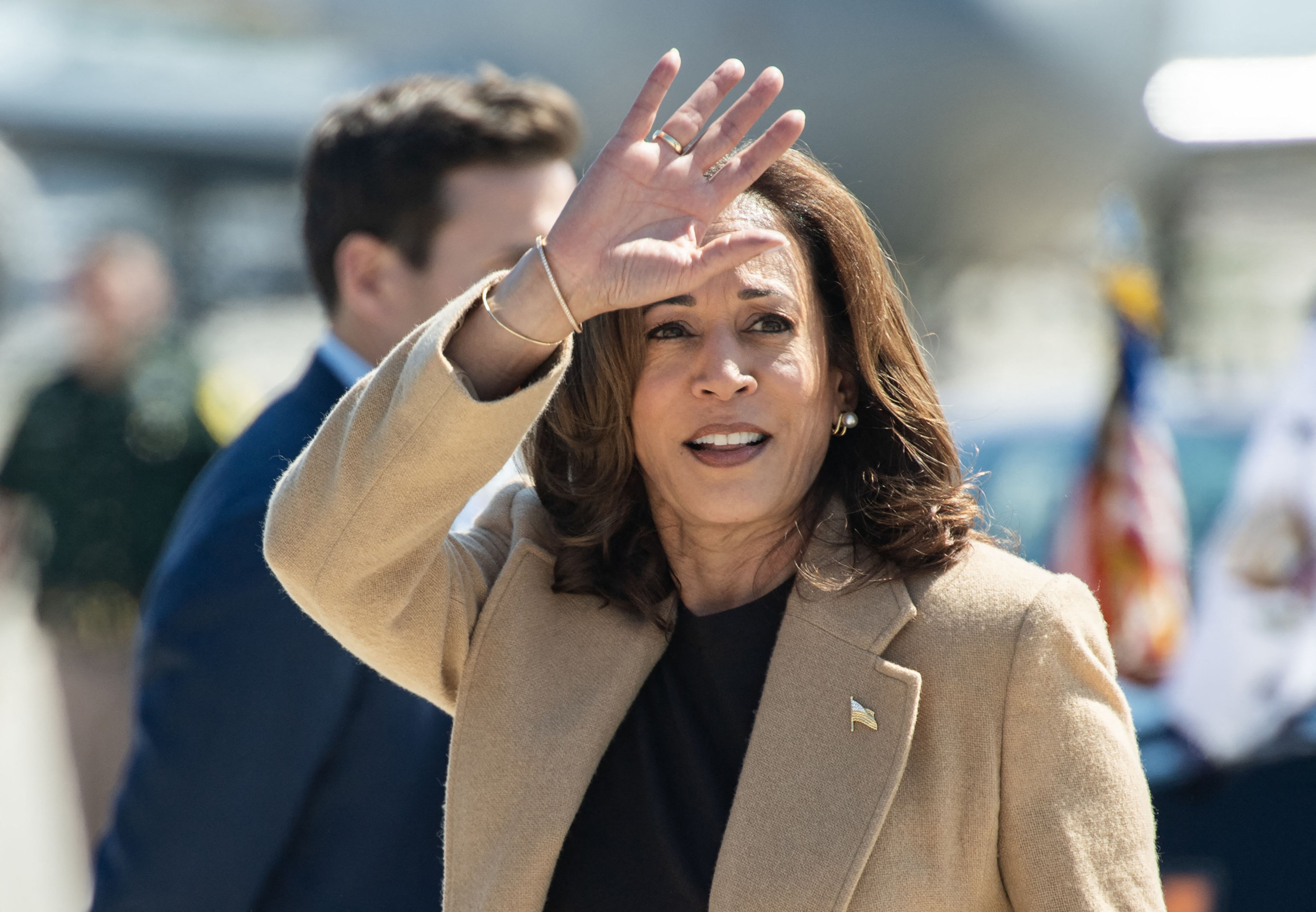 Kamala Harris Goes 'Off Script' in Remarks About School