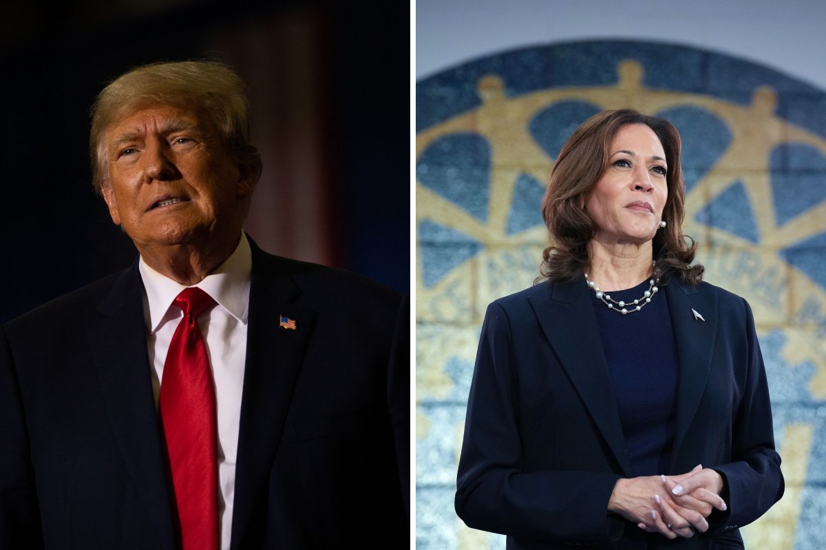 Trump and Harris