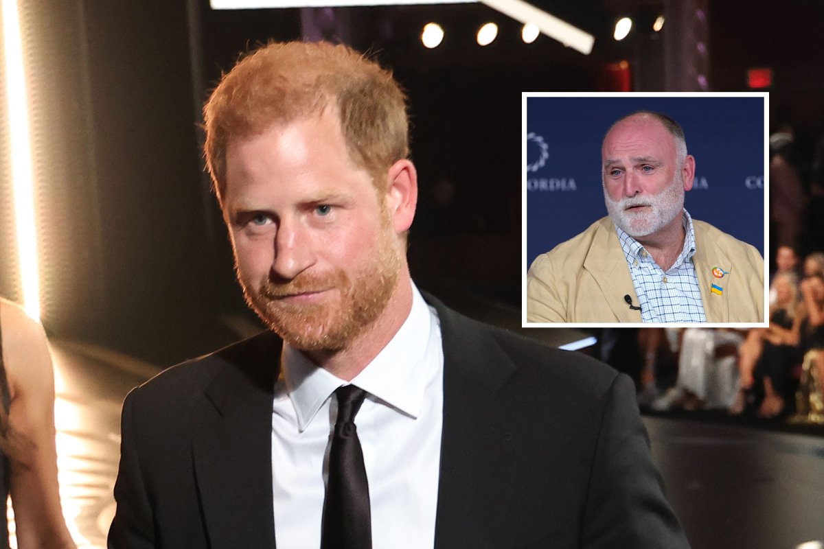 Prince Harry and José Andrés