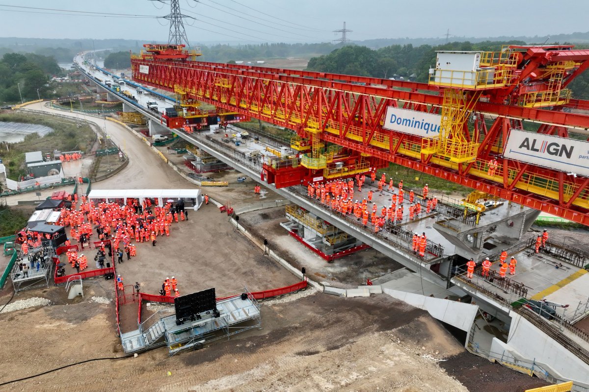 HS2 rail bridge