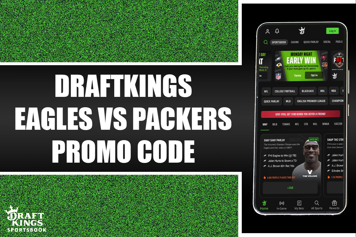 DraftKings Promo Code: Claim $250 Bonus for Eagles-Packers, Any NFL Game