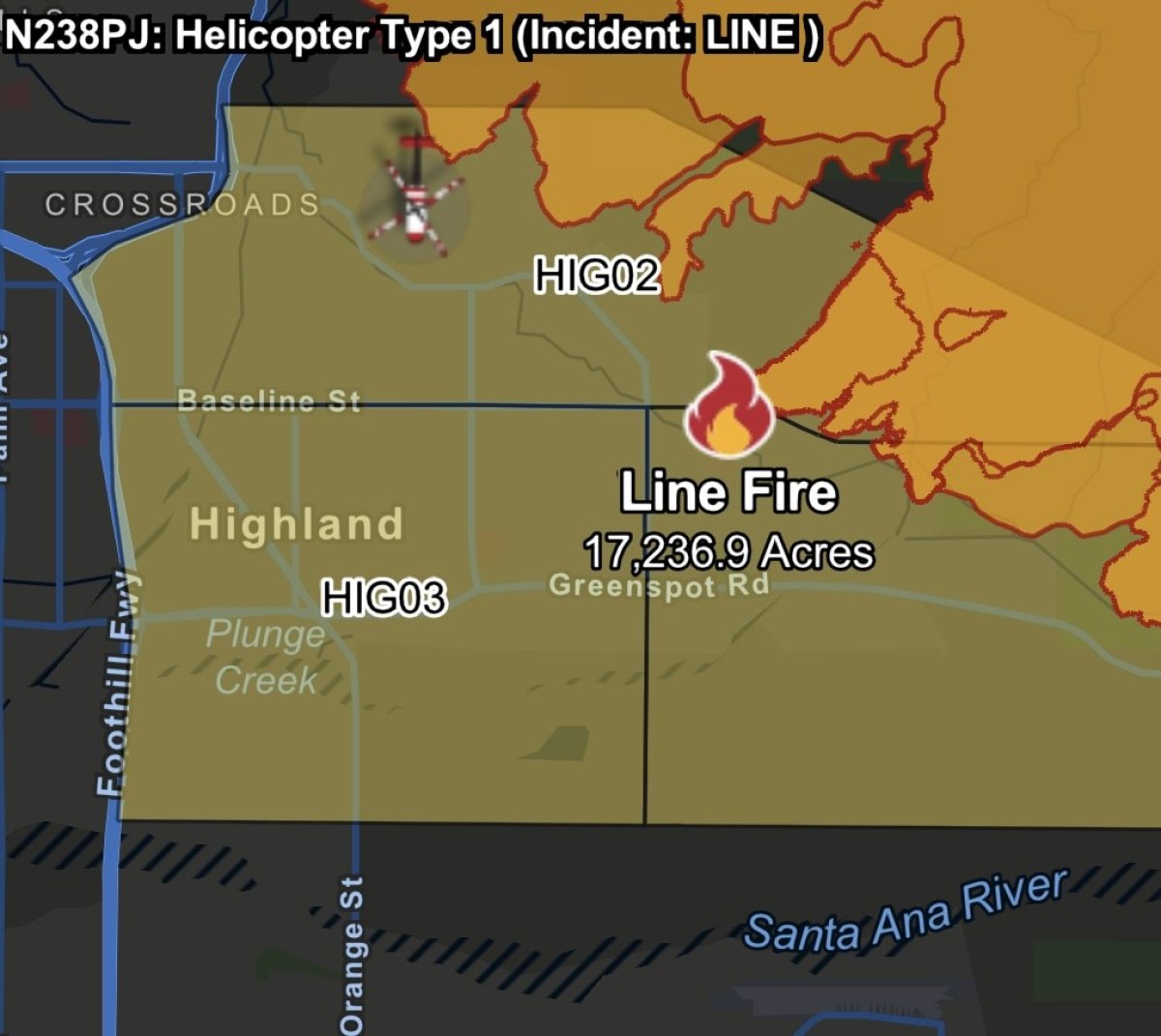 California Fire Latest: Map Shows Line Fire Areas - Newsweek