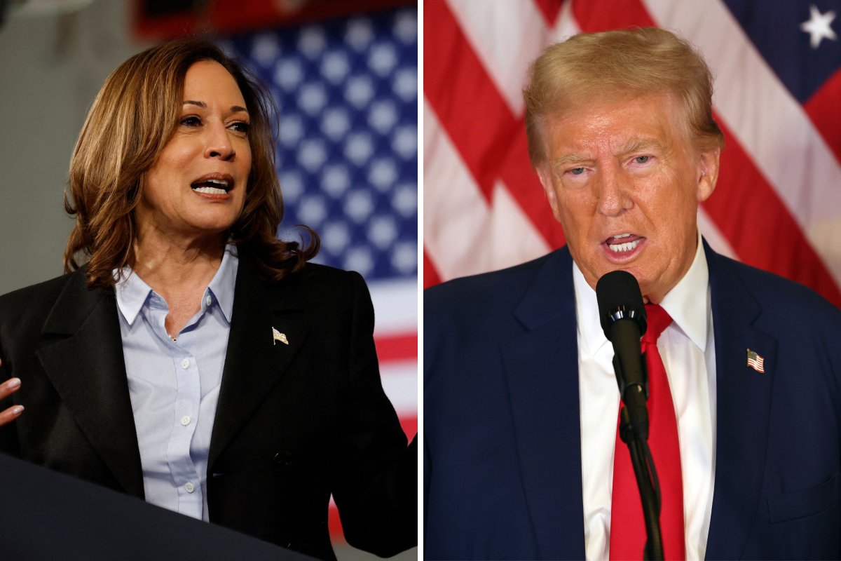 Kamala Harris and Donald Trump