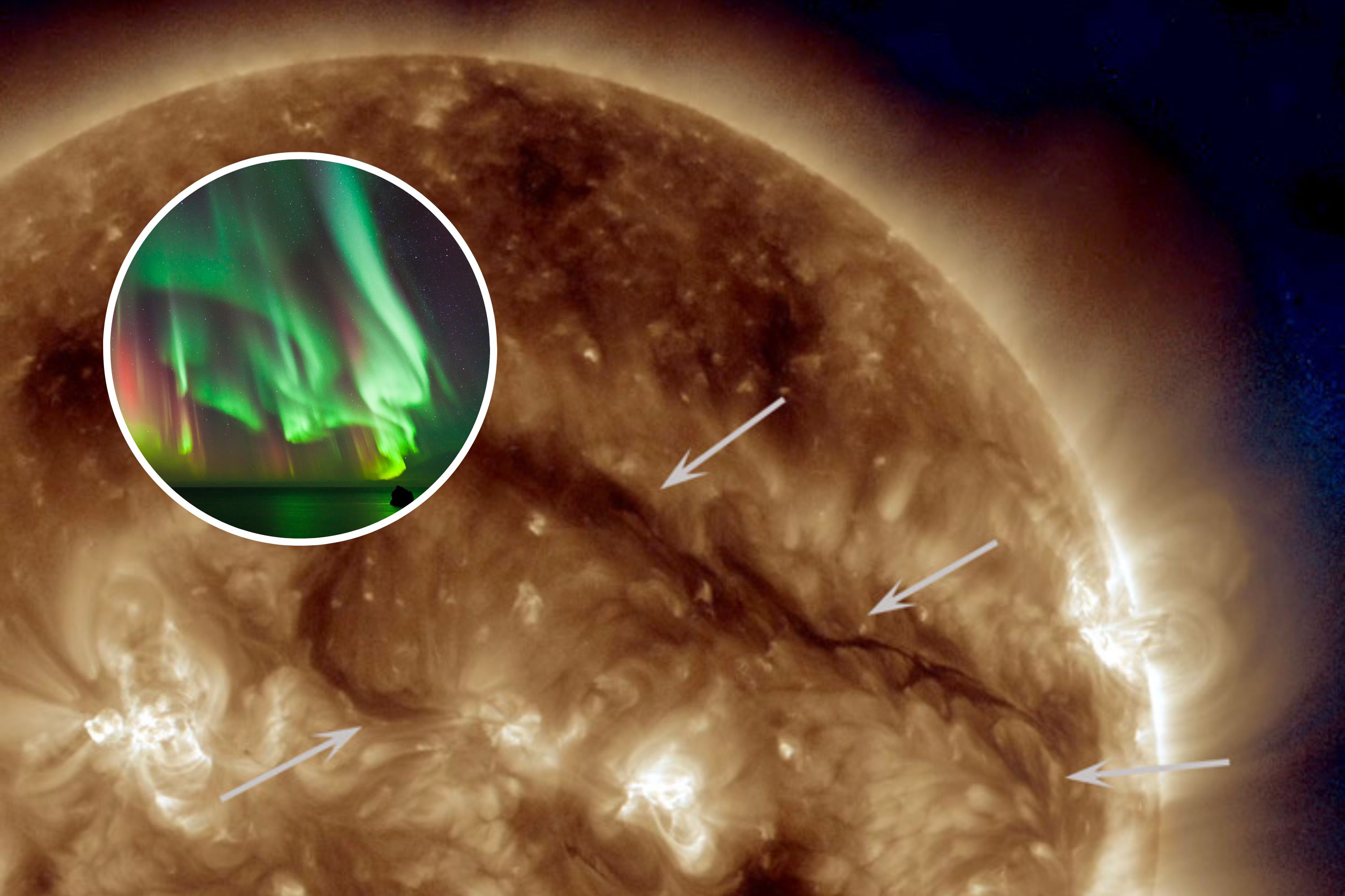 “Get Ready for Stunning Auroras: Sun Sends ‘Dark Plasma’ Toward Earth”