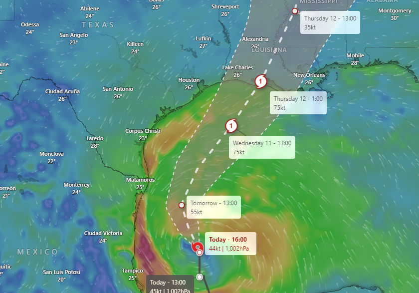 Hurricane Tracker 2024 Francine Cher Melany