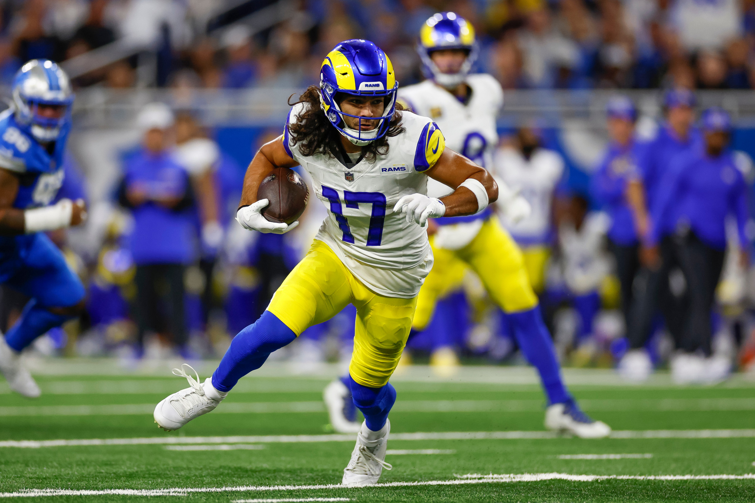 Puka Nacua on the field
