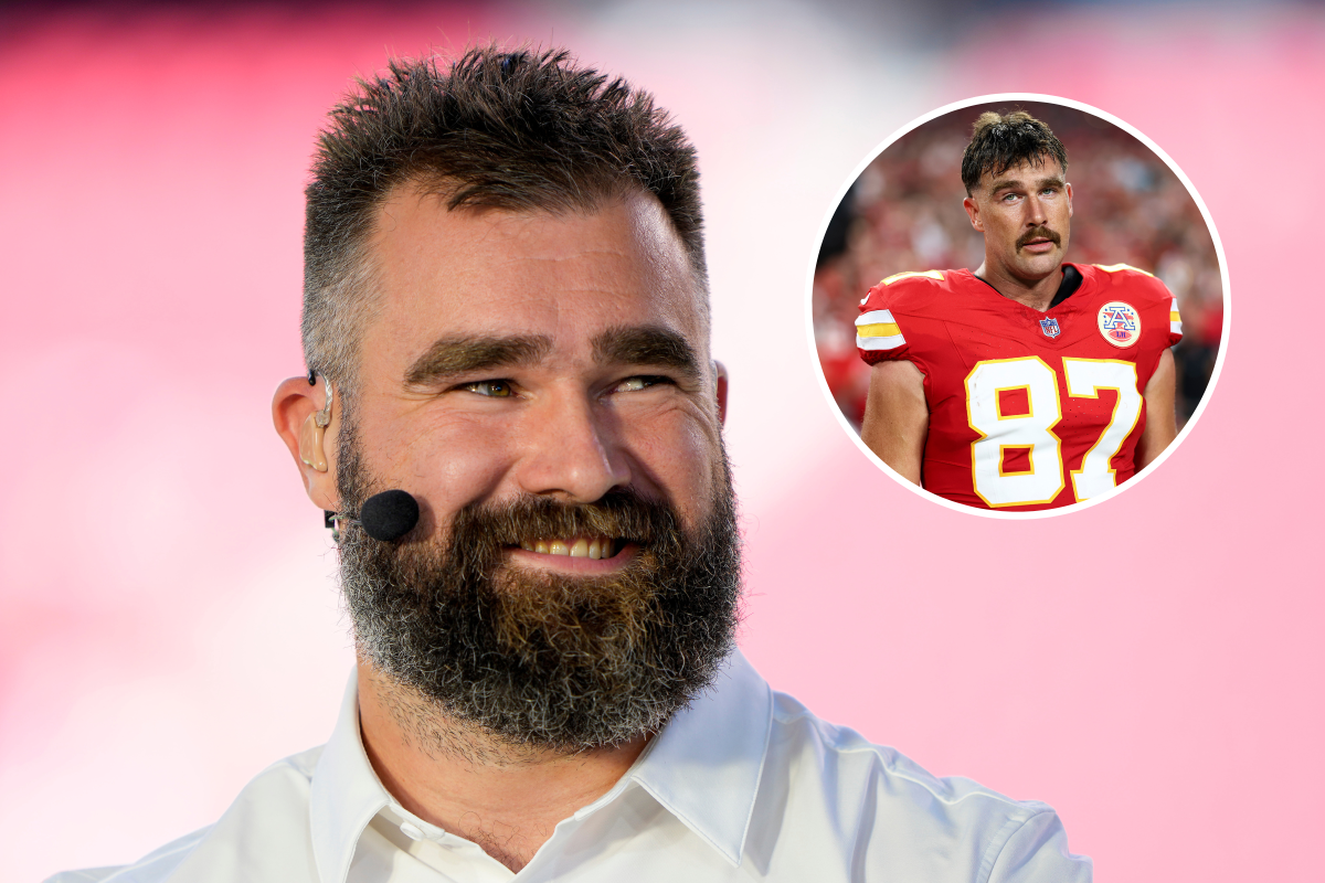 Jason Kelce ESPN Analyst Travis Kelce Sidelines