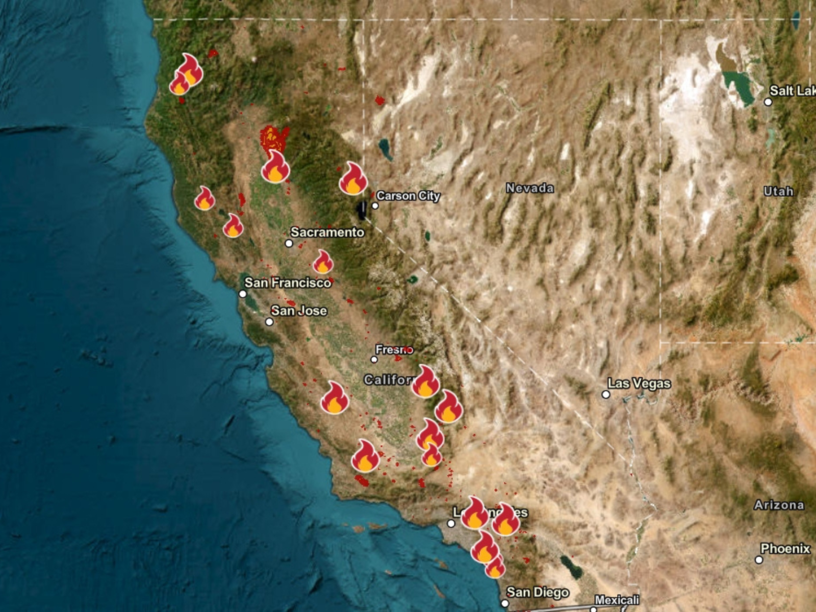 Fire Map Download California Wildfire Map Current California Asks For Help As Wildfires