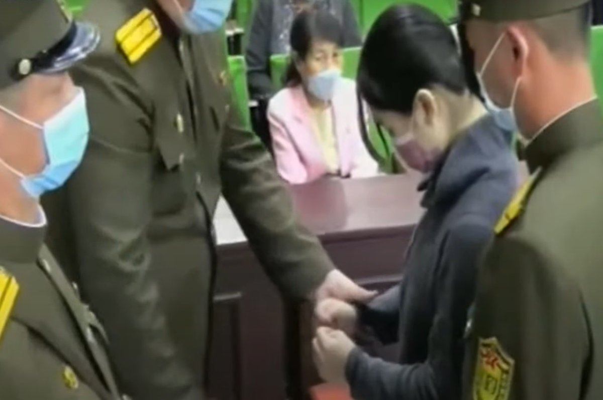 North Korean Teenager Handcuffed For Watching K-Drama