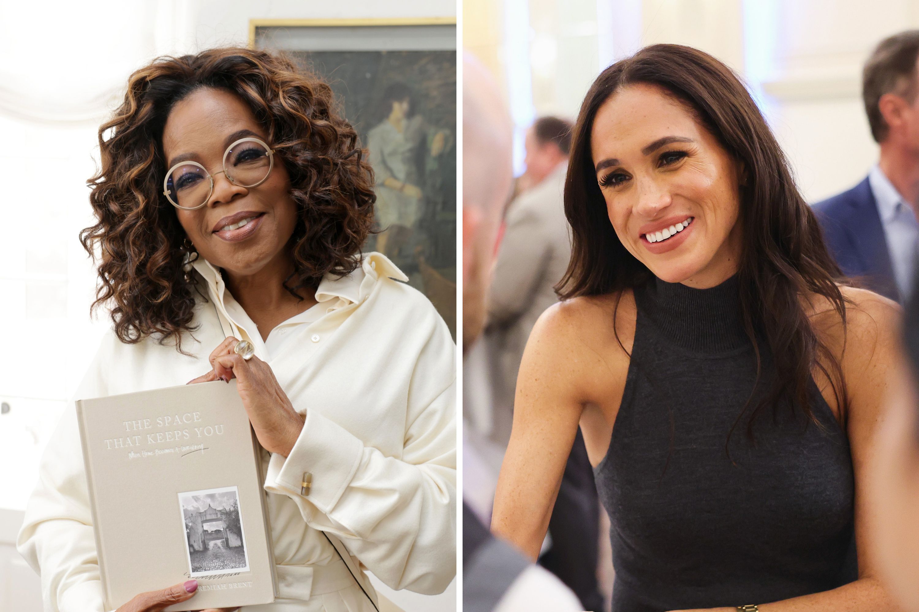 Oprah Winfrey’s Late Arrival at Meghan Markle’s Speech Captured on Film