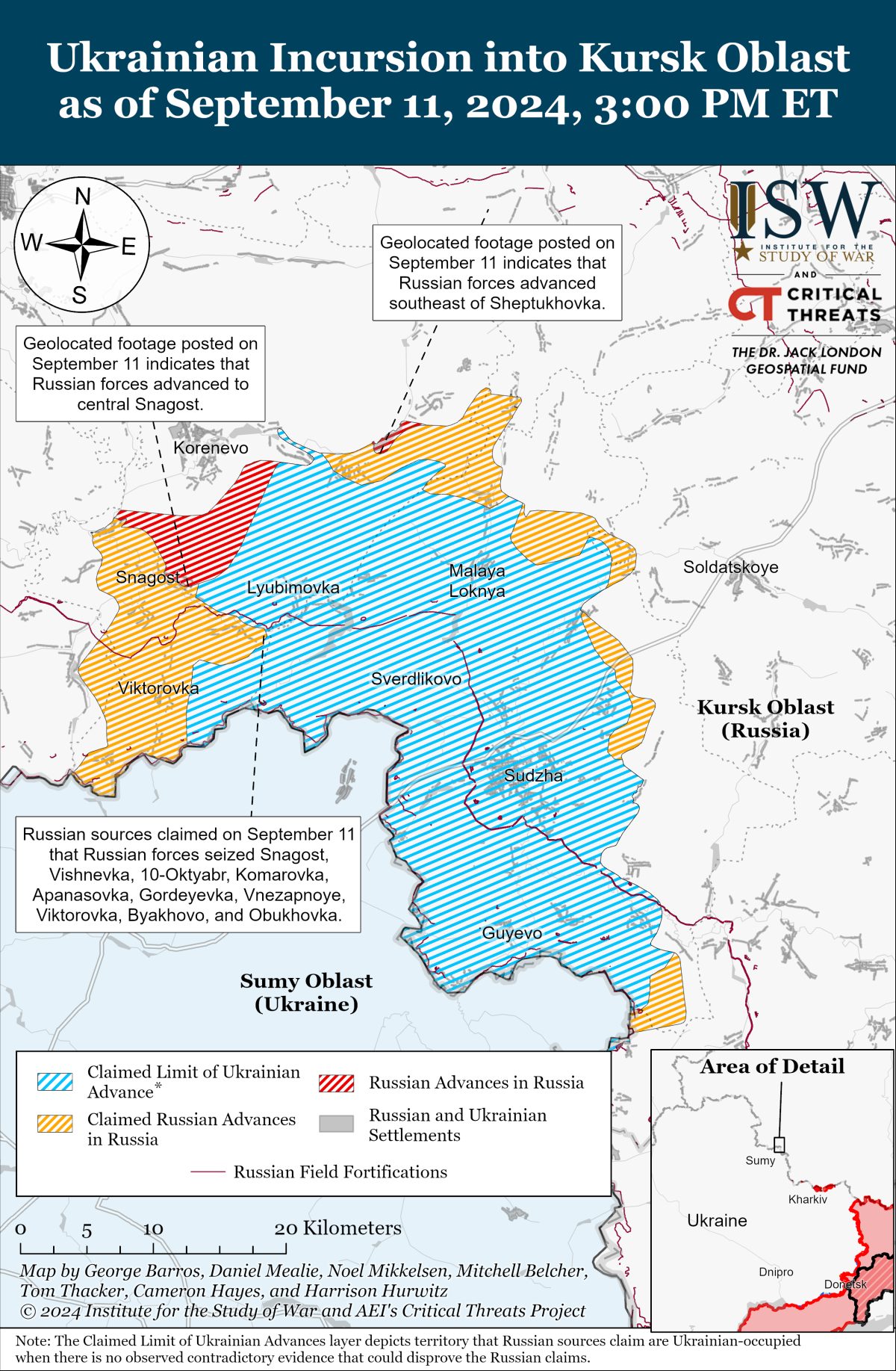 Institute for the Study of war map