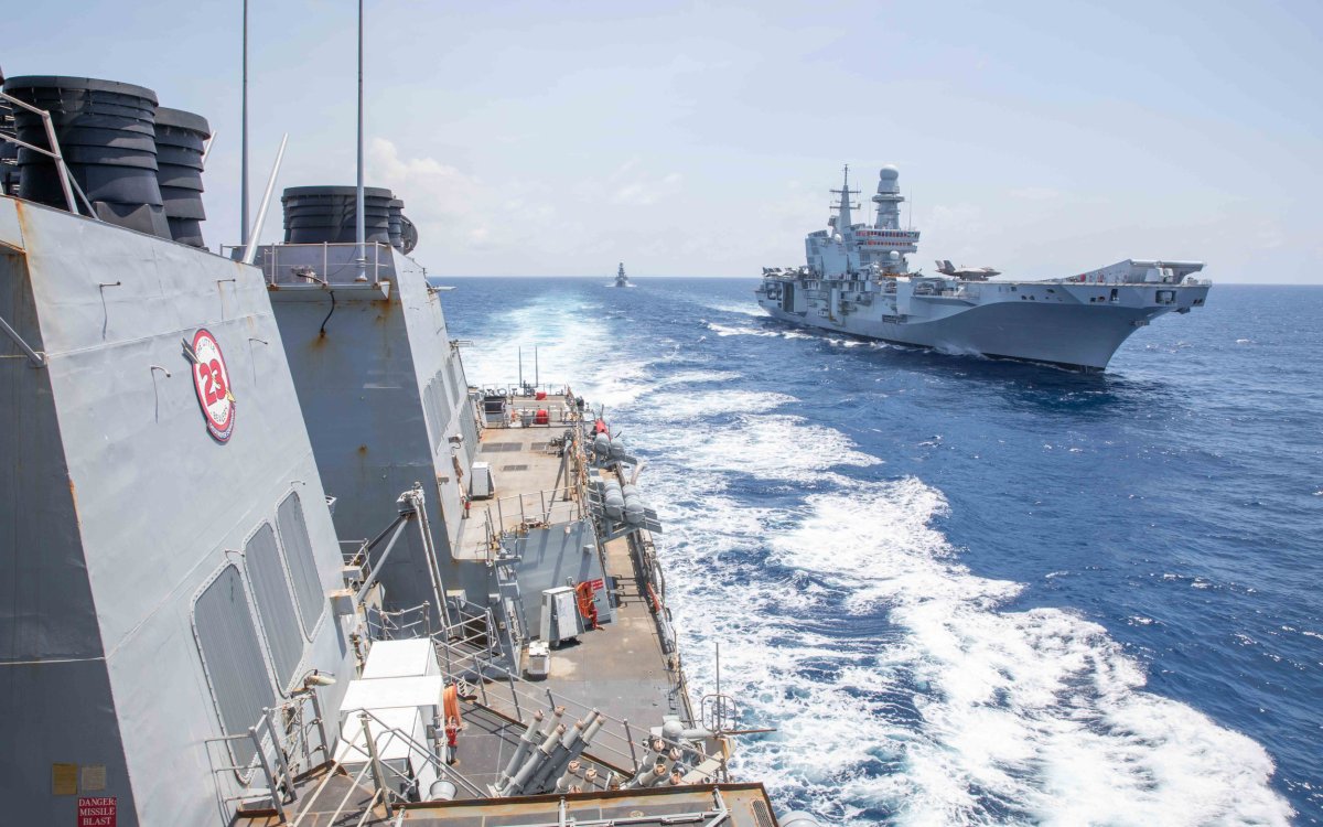 US and Italy South China Sea Exercise