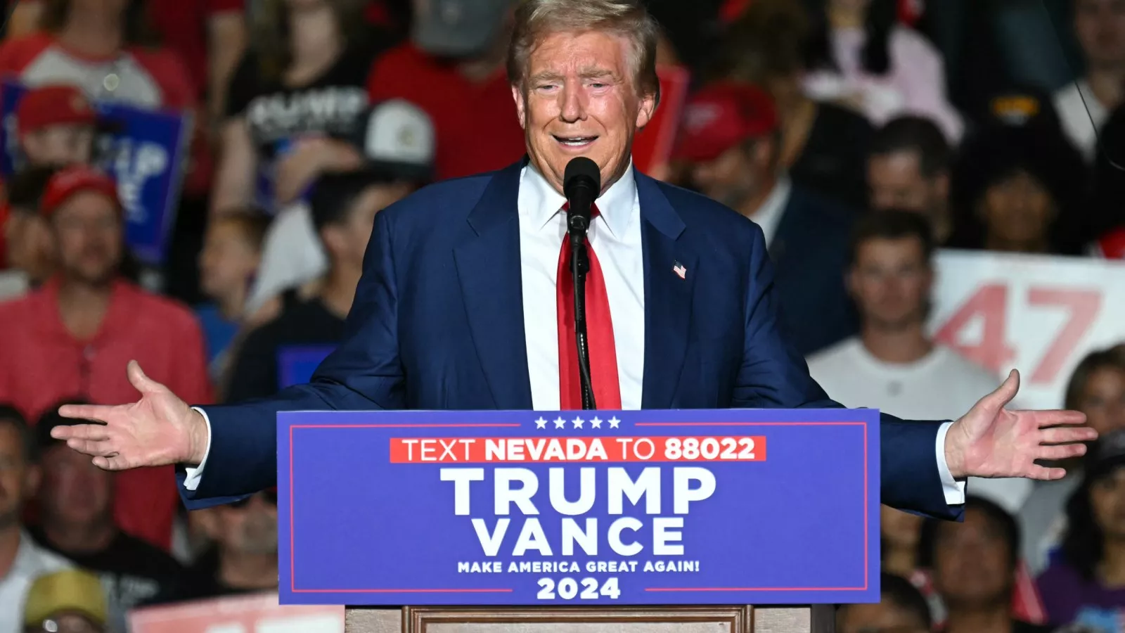 Donald Trump issues warning after stock halted