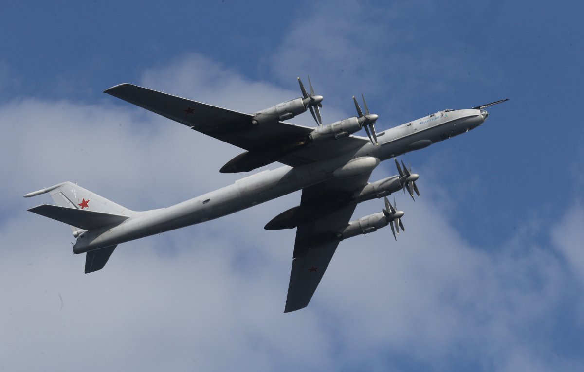 A Russian Tupolev TU-142 