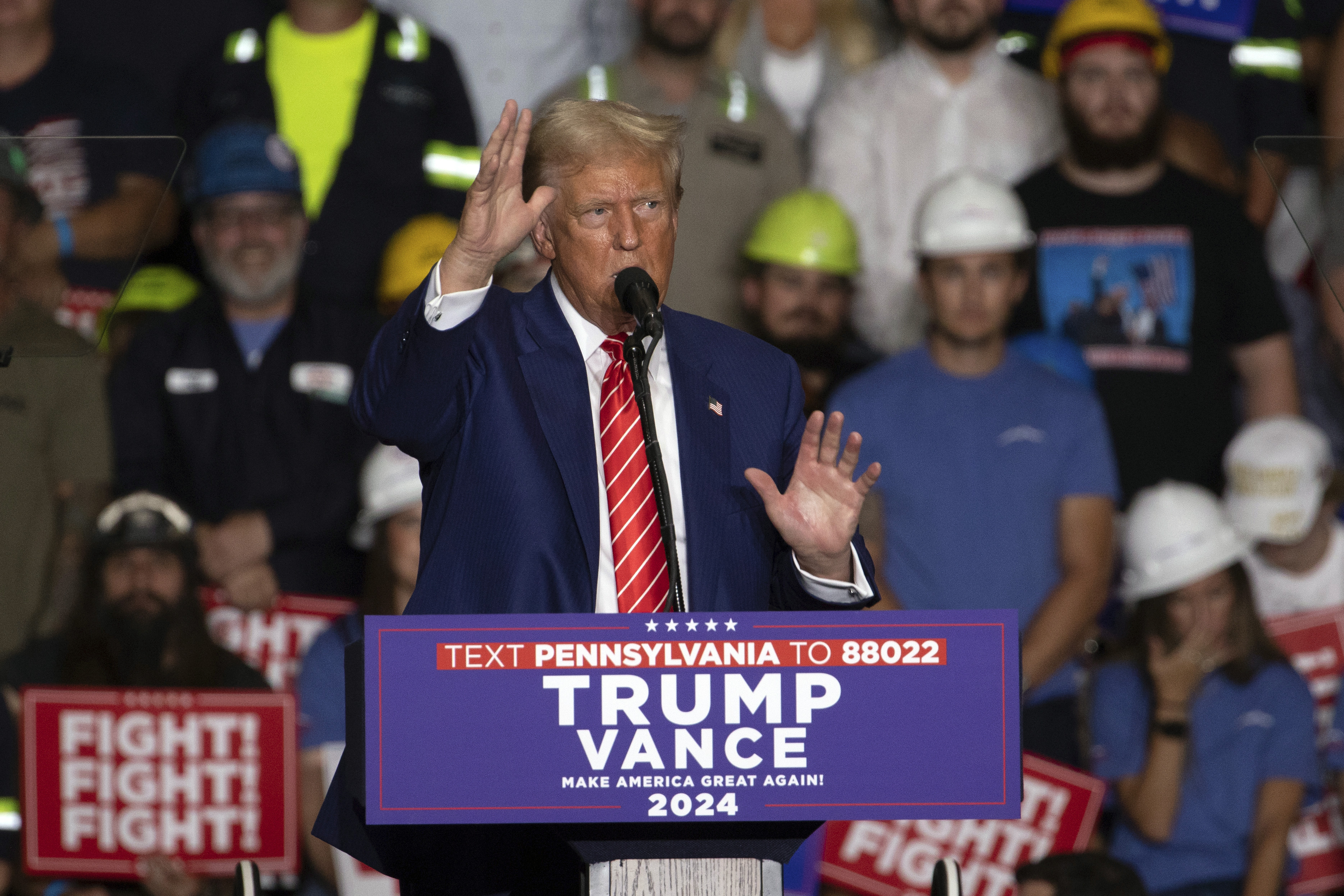 Donald Trump Claims Kamala Harris Wants To Bring In Draft For Children