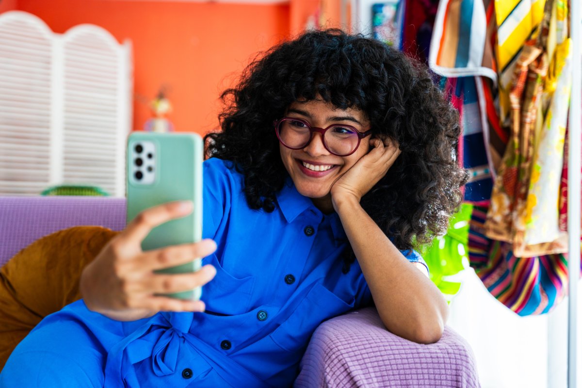 Woman on phone